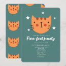Recherche de chat orange invitations Pour enfants
