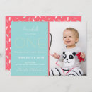 Search for minimalist 1st birthday invitations Blue