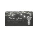 Search for string lights wedding return address labels Vintage