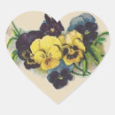 Recherche de fleurs de pensée autocollants Élégant