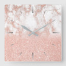 Search for pink marble clocks Luxury