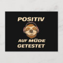Recherche de fatigue cartes postales Paresseux