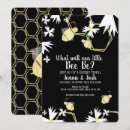 Recherche de abeille bébé invitations Botanique