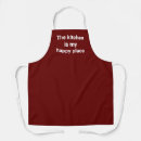 Search for dark red aprons Cooking