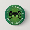 Search for gamer buttons Level up