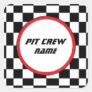 Search for red white checkers stickers Racing