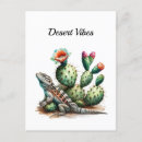 Search for desert animals postcards Lizard