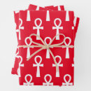 Search for egyptian hieroglyphs wrapping paper Ankh