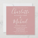 Search for mauve square invitations Simple