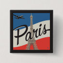 Search for eiffel tower paris france buttons French flag