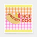 Recherche de hot dogs serviettes Motif