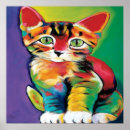 Search for cool pop art posters Cat