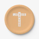 Search for religious christmas paper plates Jesus