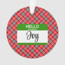 Search for hostess ornaments Plaid