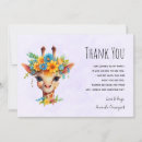 Search for giraffe thank you cards Baby