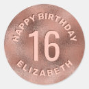 Search for textured gold stickers Happy birthday