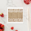 Recherche de toile de jute serviettes Élégant