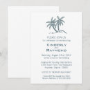Search for palm tree rehearsal dinner invitations Coastal