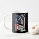 Recherche de semi camion tasses Drapeau américain