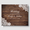 Recherche de rustic wedding guest books Bois