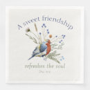 Search for friendship napkins Bird