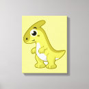 Search for cute dinosaur canvas prints Playful