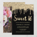 Search for unique sweet 16 invitations Calligraphy