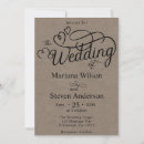 Search for brown kraft paper wedding invitations Calligraphy