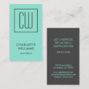 Search for chic business cards Beauty salon