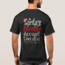 Search for account executive tshirts Santa