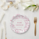 Search for pink toile plates Giraffe