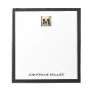 Recherche de masculin blocsnotes Monogramme