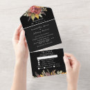 Search for dark romantic wedding invitations Watercolor