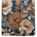 Search for navy and orange shower curtains Blue