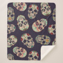 Search for day of the dead blankets Halloween