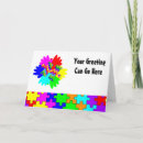 Recherche de morceaux de puzzle cartes postales Autisme
