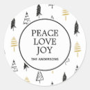 Search for peace and love stickers Minimalist