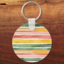 Search for and green stripe keychains Red