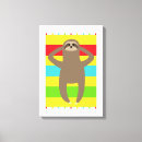 Search for sloth canvas prints Funny