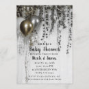 Search for gold silver baby shower invitations Party