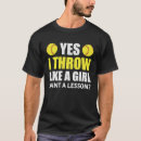 Search for baseball throw tshirts Player