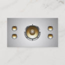 Search for audio speaker business cards Disc jockey