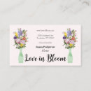 Recherche de composition florale cartes visite Bouquet