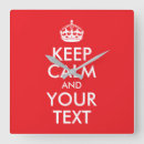 Recherche de gardez le calme horloges Keep calm