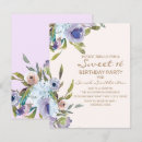 Search for lilac sweet 16 invitations Flowers
