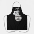Search for vintage chef aprons Black and white