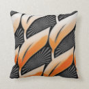 Recherche de feuille orange coussins Blanc