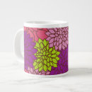 Recherche de colorée de fleur tasses Motif floral