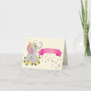 Search for grey elephant card cards Pink and grey