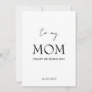 Search for wedding mothers day cards To my mom